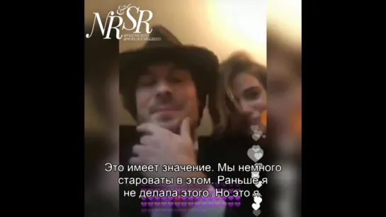 Социальные сети: Прямой эфир в instagram Никки за 09/01/18 (Rus Sub)