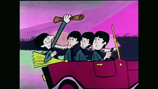 The Beatles Cartoon - Everybody's Trying To Be My Baby  - Color Corrected and Restored