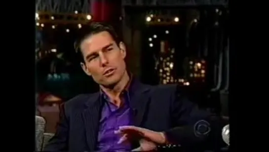 Tom Cruise on Late Show ))