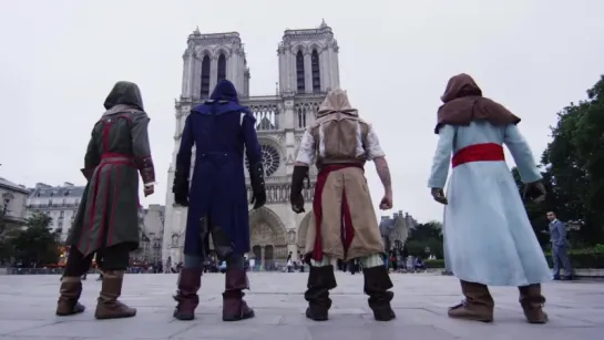 Assassin's Creed Unity Meets Parkour in Real Life - 4K!