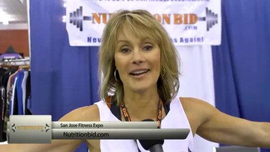 [Yoga Excercises] Cory Everson with NutritionBid com at San Jose Fit Expo 2012 - YouTube