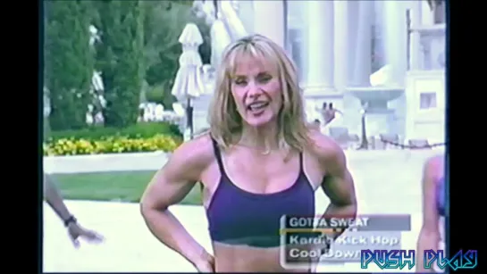 1991 Cory Everson -Gotta Sweat- Cardio Kickboxing Cool Down