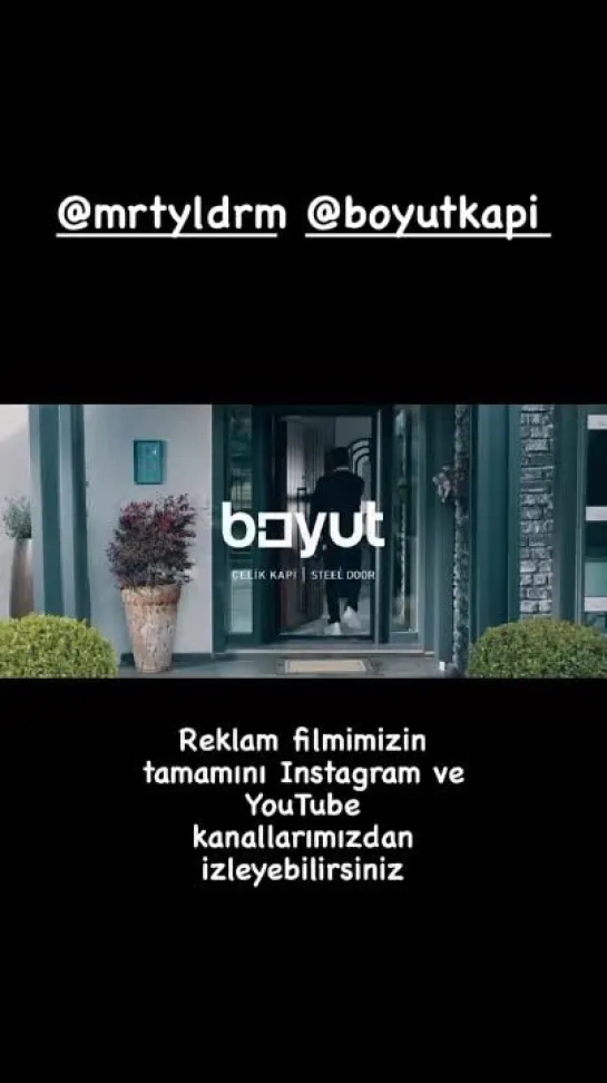 Мурат в рекламном фильме фирмы "Bоyut kapı" /16.05.23/