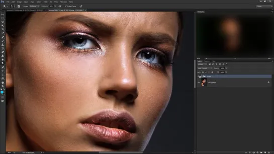 PS CC 2014 - Как подчеркнуть глаза в Фотошоп