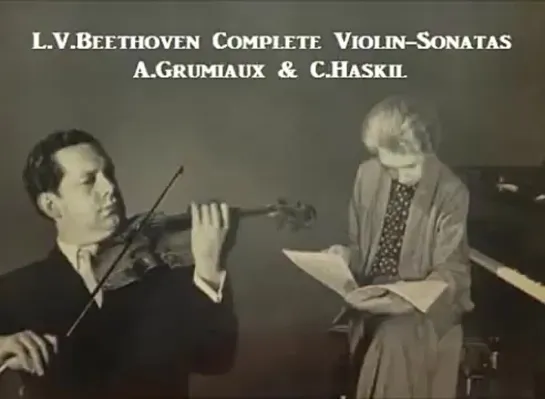 L.V.Beethoven Complete Violin-Sonatas [ A.Grumiaux _ C.Haskil ] (1957)