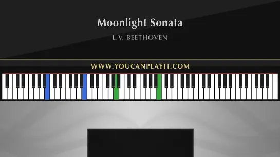 Ludwig van Beethoven - Moonlight Sonata [Advanced Piano Tutorial]