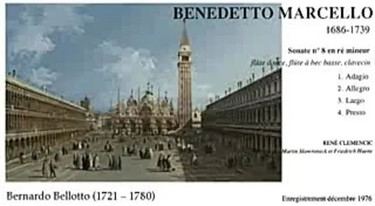 Benedetto Marcello (1686-1739) - Sonata No. 8 in re minore per flauti e clavicembalo