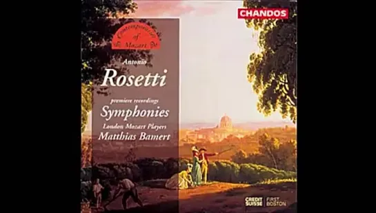 František Antonín Rossler-Rosetti 4 Symphonies, Mathias Bamert