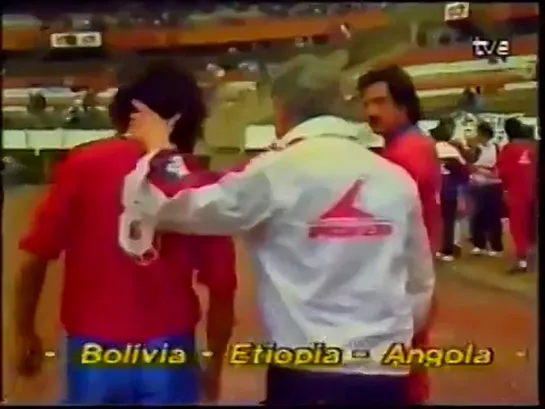 Uruguay  Chile  Final Copa America 1987 Francescoli Ruben Sosa Bengoechea Roberto Rojas_360P