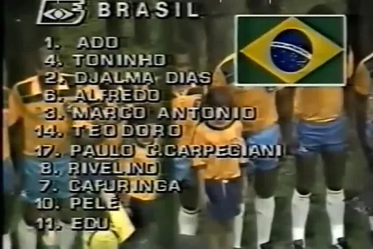 Pelé Cup 1987 Brazil vs Italy