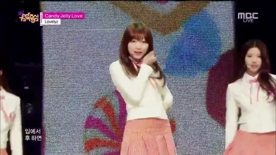 141206 Lovelyz (러블리즈) - Candy Jelly Love @ Music Core