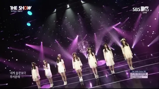 141118 Lovelyz-  Goodbye like Yesterday +Candy Jelly Love @ The Show 1080p