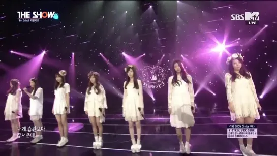 141118 Lovelyz - Good Night Like Yesterday @ THE SHOW