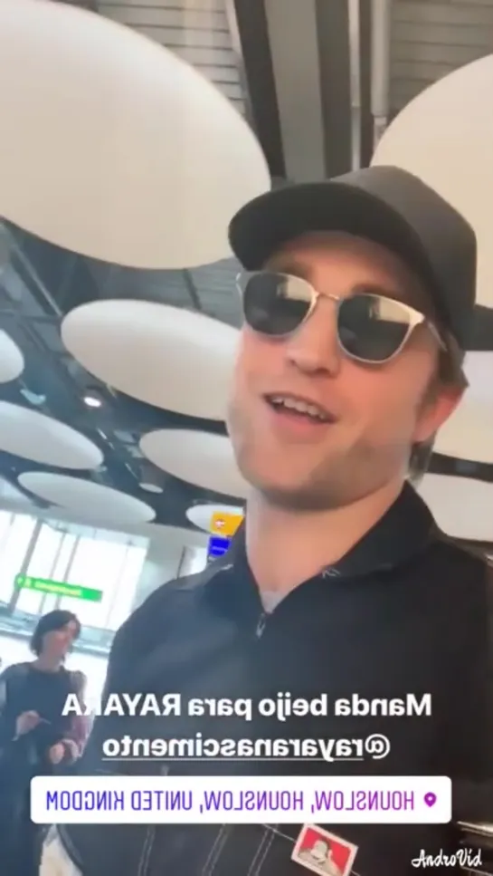 Heathrow Airport On His Way To Cannes. 17.05.2019