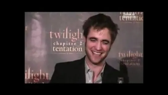 Paris Press Conference Robert Pattinson, Kristen Stewart, Taylor Lautner - New Moon Junket