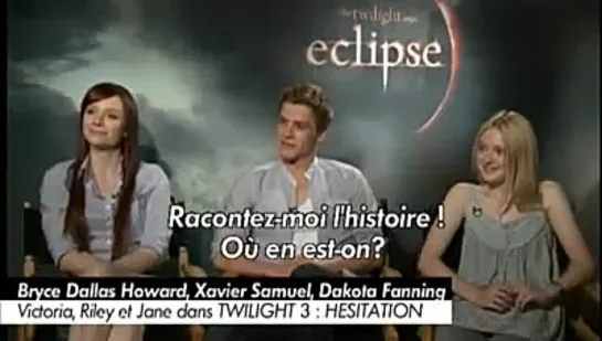 Rob and The Eclipse Cast Talk With Canal Plus France