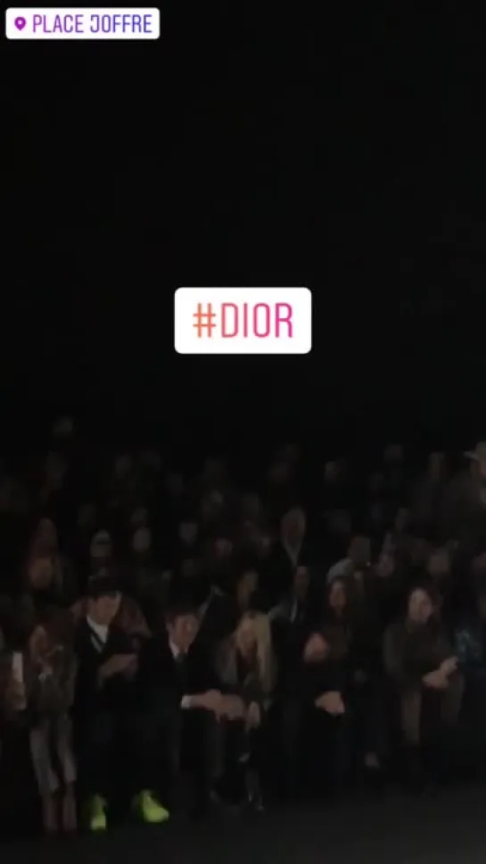 Dior Homme Fall/Winter 2019 Show. Париж. 18.01.2019