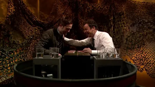 Jimmy Fallon and Robert Pattinson'2012 (Have A Water War)