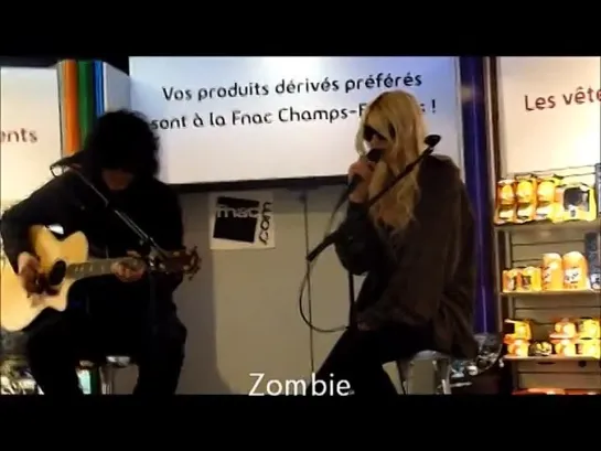 The Pretty Reckless at FNAC Champs Elysées (Criminal, Just Tonight, Zombie)