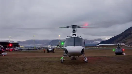 Here's a look at the helicopter stunt from #MissionImpossible