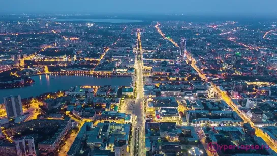 Russia. Ekaterinburg _ Россия. Екатеринбург (Drone Hyperlapse)