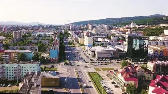 Южно-Сахалинск. Комсомольская улица