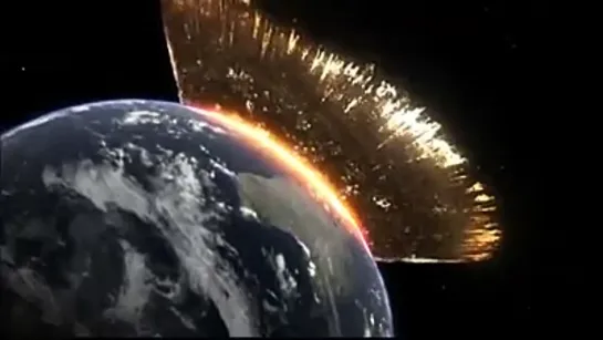 Large Asteroid Impact Animation (2008).