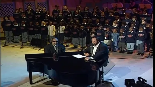 Stevie Wonder, Luciano Pavarotti  & All Stars - Peace Wanted Just To Be Free (LIVE) HD