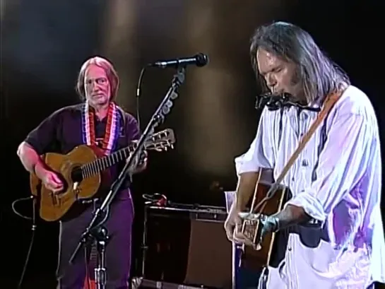 Neil Young  Willie Nelson - Heart of Gold (Live at Farm Aid 1995)