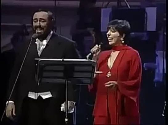 Liza Minnelli  Luciano Pavarotti - NEW YORK, NEW YORK