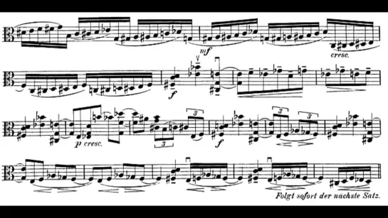 Paul Hindemith - Sonate für Bratsche(Viola) Solo op. 25 No. 1 (1922)(with full score)