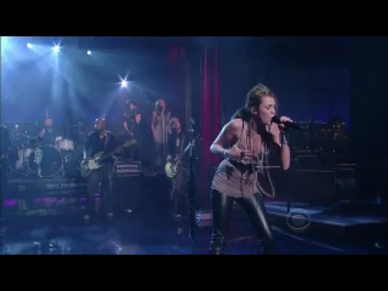 Miley Cyrus - Can't Be Tamed (Live Late Show With David Letterman 2010)