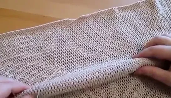 Шарф крючком. Шарф-снуд. Crochet. How to tie a scarf.