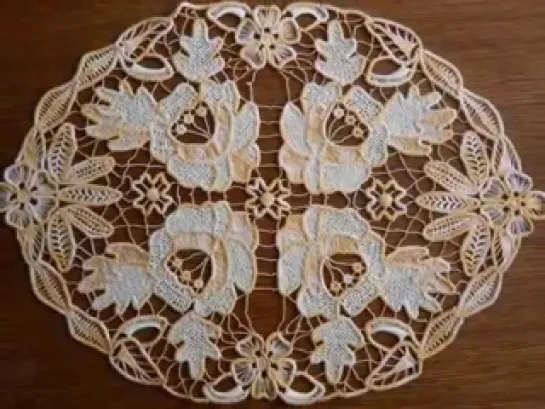 Наталья Сазонова и ее  румынское кружево. Romanian lace.