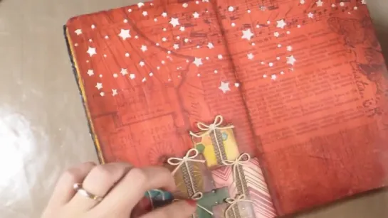 Art Journal page - Merry Christmas