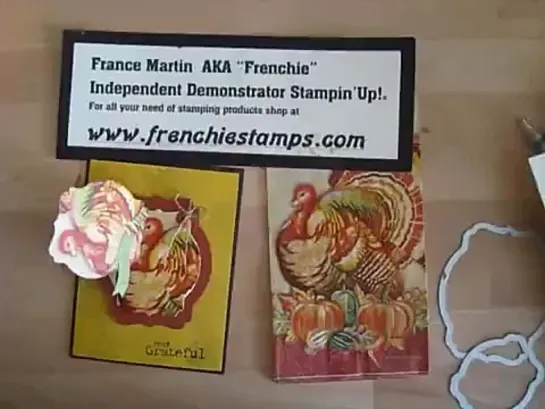 Greeting cards with Napkins frenchiestamps.com