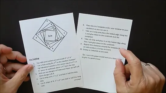 Learn How to Iris Fold for your Handmade Cards