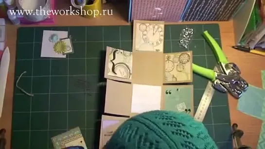 Открытка-раскладушка в коробочке - The Workshop