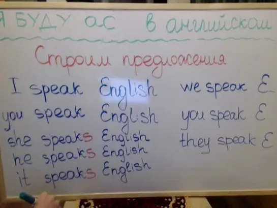 4 Урок Английского. Полиглот Ирина Шипилова. Строим Предложение