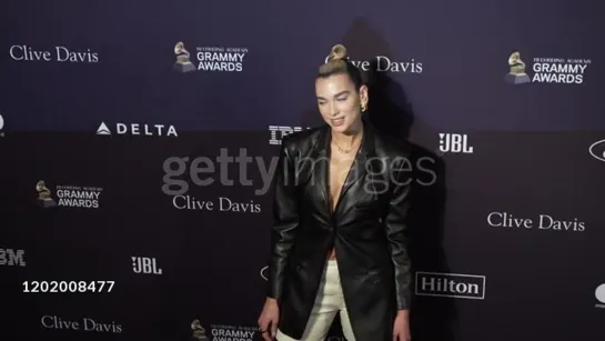 Dua Lipa at The Recording Academy And Clive Davis' 2020 Pre-GRAMMY Gala