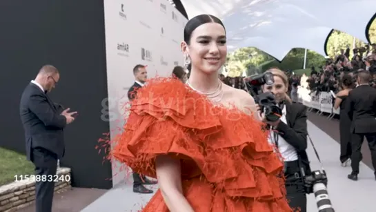 Дуа на amfAR Gala Cannes 2019.