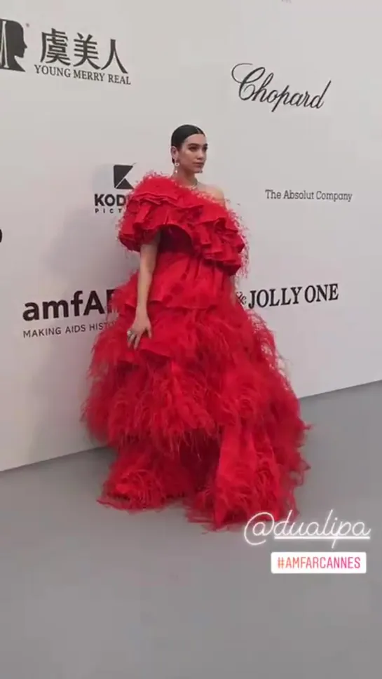 Dua Lipa at amfAR Gala Cannes 2019