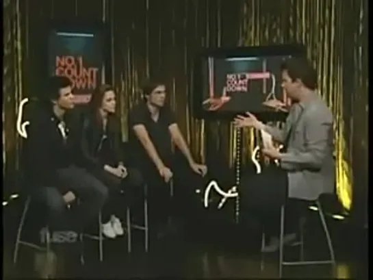 Twilight Robert Pattinson, Kristen Stewart and Taylor Lautner interview on Fuse