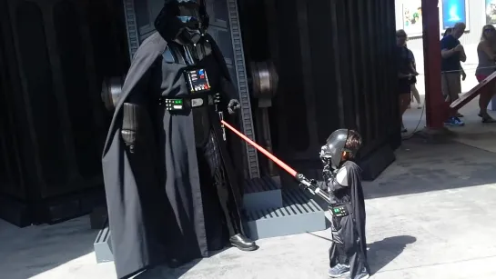 Darth Vader meets Baby Darth Vader