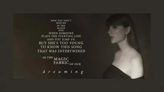 Taylor Swift - The Black Dog Official Lyric Video