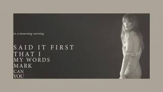 Taylor Swift  Cassandra Official Lyric Video_1080p