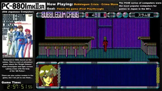 Bubblegum Crisis для NEC PC-88