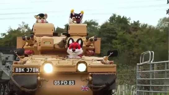 Here comes the Furry Army! [Fursuit]