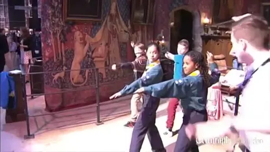 Kate Middleton and Prince William duel with wands like Harry Potter