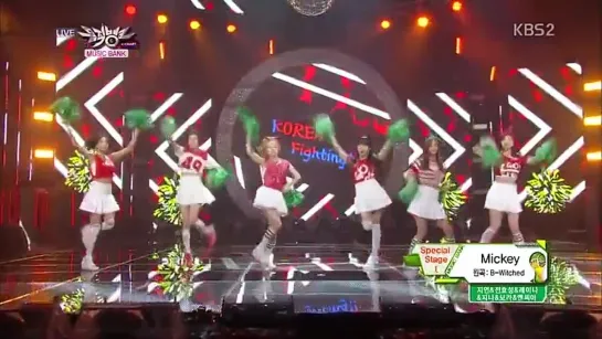 140613 G.NA, NC.A, Бора, Хесон и Рейна - Mickey @ Music Bank